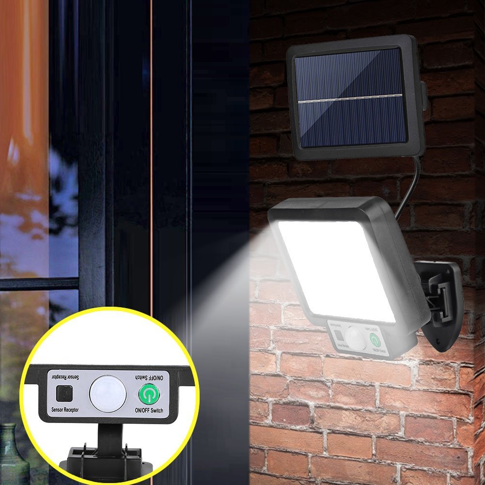JX-F72 Solar Panelli Hareket Sensörlü Duvar Lambası İçerik