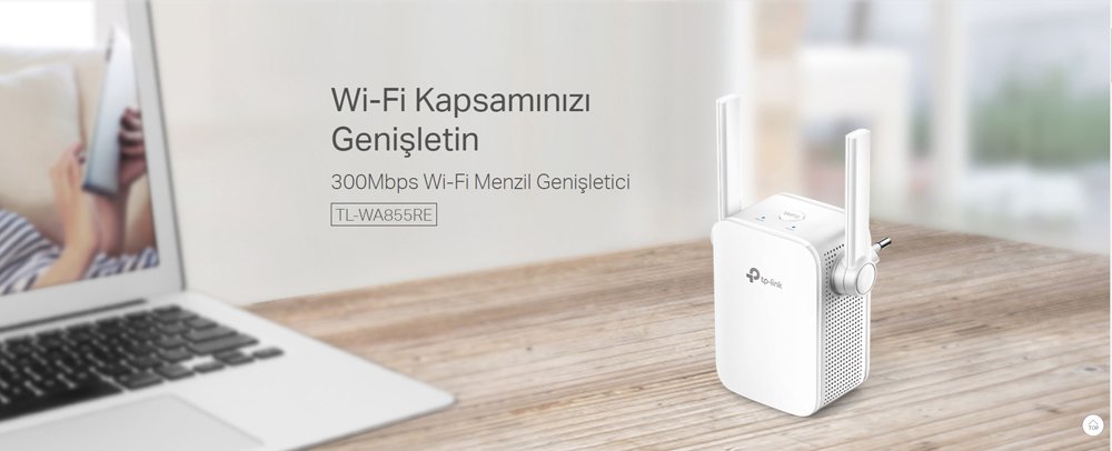 TP-Link TL-WA855RE 300 Mbps 2 Harici Antenli Menzil Genişletici + Access Point