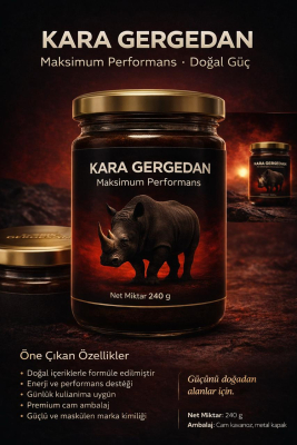 KARA GERGEDAN Maksimum Performans Macun 240 gr