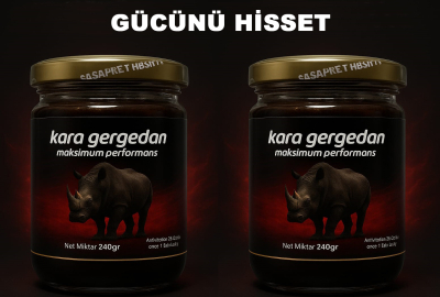 KARA GERGEDAN Maksimum Performans Macun 240 gr x 2 adet