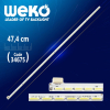 17ELB43ULR3 7020PKG 58EA L-TYPE 47.4 CM 58 LEDLİ - (WK-144)