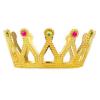 Altın Renk Çocuk ve Yetişkin Uyumlu Kraliçe Tacı Prenses Tacı 8X25 cm (2818)