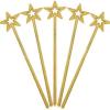 Altın Renk Yıldız Peri Asası Peri Değneği 34 cm 1 Adet (2818)