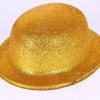 Altın Renk Yuvarlak Simli Plastik Parti Şapkası (2818)