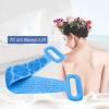 Çift Taraflı Banyo Hamam Lifi Silikon Masajlı Yumuşak Duş Lifi Uzun Ömürlü Hazır Banyo Kesesi (2818)