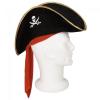 Çocuk Boy Kadife Jack Sparrow Denizci Korsan Şapkası 45x16 cm (2818)