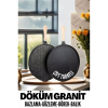 Findit Çift Taraflı Döküm Granit Gözleme Bazlama Tavası