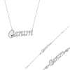 Findit Gümüş Canım Yazılı Kalp Bayan Set