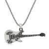 Findit ​Gümüş Elektro Gitar Erkek Kolye