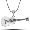 Findit ​Gümüş Gitar Kolye GMS-T8708