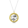 Findit Gümüş Gold Balık Burcu Kolye