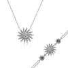 Findit Gümüş Güneş Bayan Set