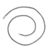 Findit Gümüş Kral Zincir - 2.50 mm Yuvarlak