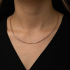 Findit Gümüş Omega Choker Zincir