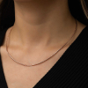 Findit Gümüş Omega Choker Zincir