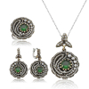 Findit Gümüş Otantik Bayan Set
