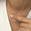Findit Gümüş Rose Minimal Kelebek Bayan Kolye GMS-T5954
