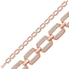 Findit Gümüş Rose Zirkon Taşlı Kadın Bileklik GMS-T6998