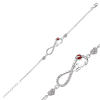 Findit Gümüş Sonsuzluk Love Bayan Bileklik GMS-BR0460136
