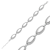 Findit Gümüş Taşlı Oval Bayan Bileklik GMS-BR0460244