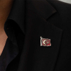 Findit Gümüş Türk Bayrağı Rozet