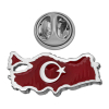 Findit Gümüş Türkiye Haritası Rozet