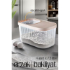 Findit MultiBox Erzak Bakliyat Kutusu Sürgülü Kapak 7.5 Litre 4 ADET