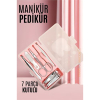 Manikür Pedikür Kiti 7 Parça Kutulu Profesyonel Kit