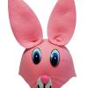Pembe Renk Kulaklı Tavşan Şapkası Hayvan Şapkası (2818)