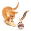 Renkli Hasır  Tüylü Oyun Topu (Catnipli) İlgi Çekici Eğlenceli  Eğitici Evcil Hayvan Oyun (2818)