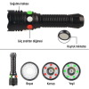 ŞARJ EDİLEBİLİR 3 WATT 3 RENKLİ LEDLİ EL FENERİ