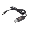 USB TO DC 5.5*2.5MM UÇLU 12 VOLT - 1 AMPER 5 VOLT TO 12 VOLT ÇEVİRİCİ ADAPTÖR (2818)
