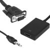 VGA Erkek To HDMI Dişi Dönüştürücü Kablo
